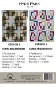 Hyde Park quilt sewing pattern from Cotton Street Commons 1