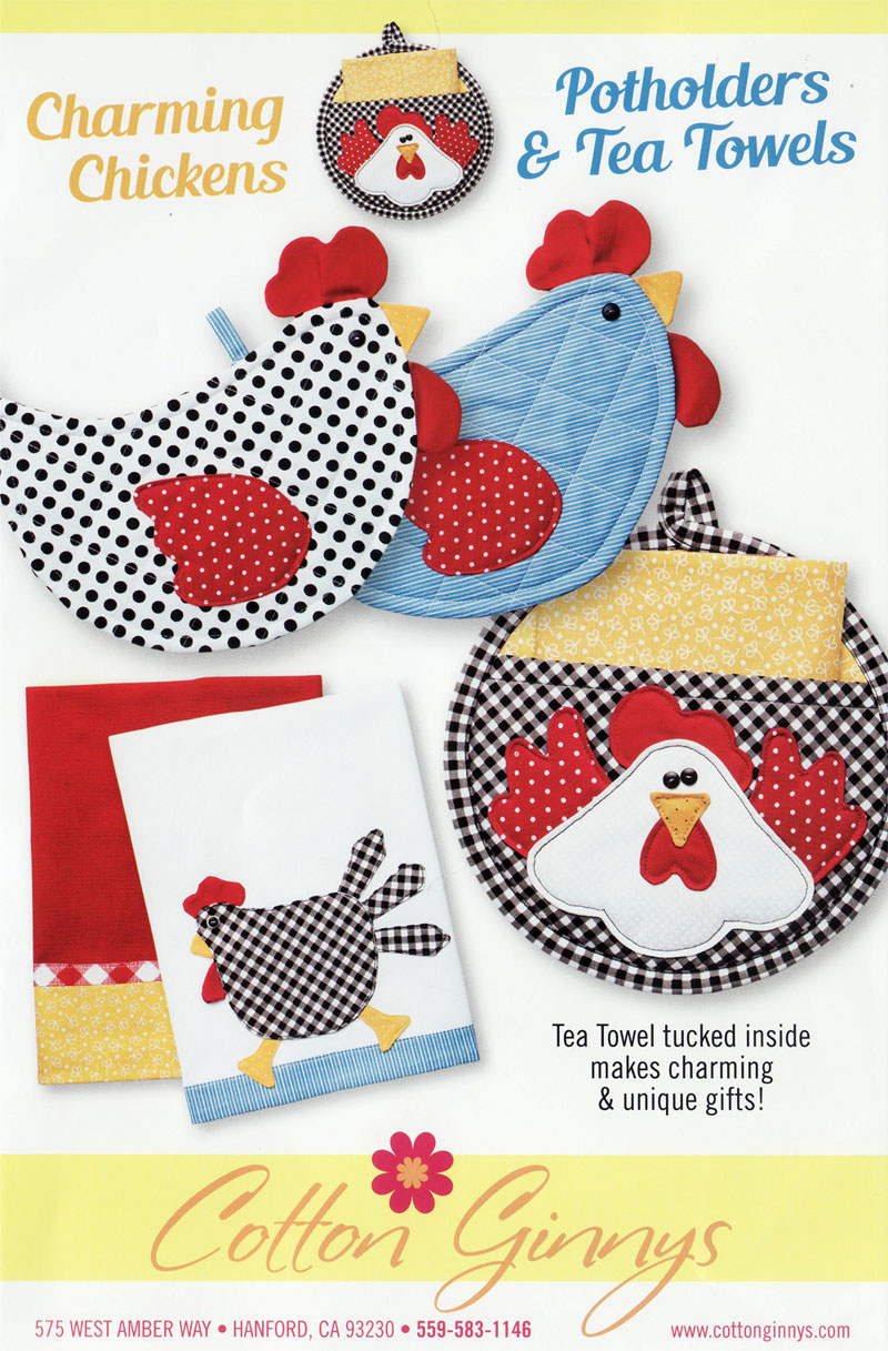 Cute Chicken Pot Holder