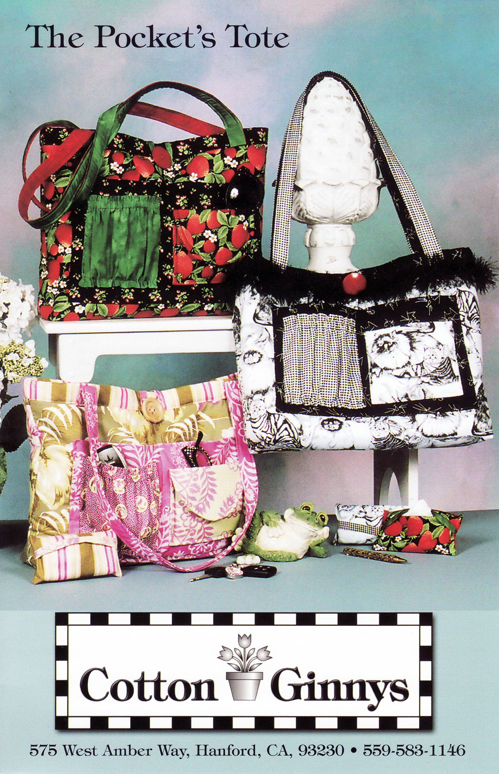 Pocket-Totes-sewing-pattern-Cotton-Ginnys-front