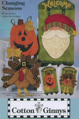 INVENTORY REDUCTION - Changing Seasons banner pattern from Cotton Ginnys