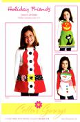 INVENTORY REDUCTION - Holiday Friends apron sewing pattern from Cotton Ginnys