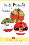 YEAR END INVENTORY REDUCTION - Holiday Placemats sewing pattern from Cotton Ginnys