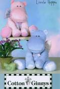 Little Hippo soft toy sewing pattern from Cotton Ginnys