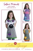 Safari Friends apron sewing pattern from Cotton Ginnys