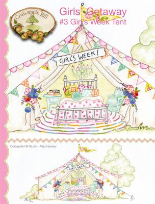 CLOSEOUT - Girls' Getaway #3 Girl's Week Tent sewing pattern from Crabapple Hill Designs
