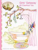 CLOSEOUT - Girls' Getaway #2 Clawfoot Tub sewing pattern from Crabapple Hill Designs