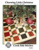 INVENTORY REDUCTION - Charming Little Christmas Tree Skirt sewing pattern from Creek Side Stitches