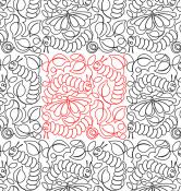Happy Caterpillar DIGITAL Longarm Quilting Pantograph Design by Deb Geissler