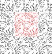 Hedgehog-DIGITAL-longarm-quilting-pantograph-design-Deb-Geissler