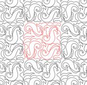 Seahorses-DIGITAL-longarm-quilting-pantograph-design-Deb-Geissler