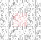 A-Maze-ing 2 DIGITAL Longarm Quilting Pantograph Design by Deb Geissler