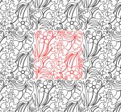 Daffodils-and-Tulips-1-DIGITAL-longarm-quilting-pantograph-design-Deb-Geissler