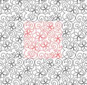 Flower-Swirls-1-DIGITAL-longarm-quilting-pantograph-design-Deb-Geissler