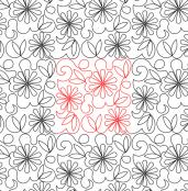 Flower-Swirls-14-DIGITAL-longarm-quilting-pantograph-design-Deb-Geissler