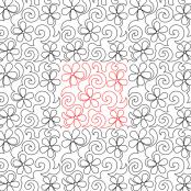 Flower-Swirls-8-DIGITAL-longarm-quilting-pantograph-design-Deb-Geissler