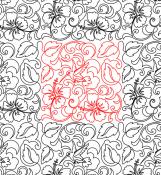 Hibiscus-with-Hummingbird-DIGITAL-longarm-quilting-pantograph-design-Deb-Geissler