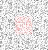 Poppies 2 DIGITAL Longarm Quilting Pantograph Design by Deb Geissler