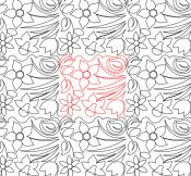 Spring-Flowers-2-DIGITAL-longarm-quilting-pantograph-design-Deb-Geissler