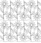 Sunflower-Garden-2-DIGITAL-longarm-quilting-pantograph-design-Deb-Geissler
