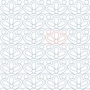 Pressed-Flowers-DIGITAL-longarm-quilting-pantograph-design-Sew-Shabby-Quilting