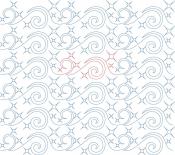 Squeaky Clean DIGITAL Longarm Quilting Pantograph Design by Melissa Kelley