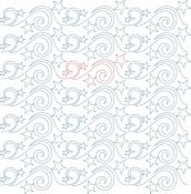 Wish-Upon-A-Star-DIGITAL-longarm-quilting-pantograph-design-Sew-Shabby-Quilting