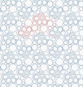 Flower-Pebbles-DIGITAL-longarm-quilting-pantograph-design-Melissa-Kelley