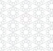 Argyle-Flowers-DIGITAL-longarm-quilting-pantograph-design-Sew-Shabby-Quilting