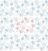 Bees-and-Flowers-DIGITAL-longarm-quilting-pantograph-design-Sew-Shabby-Quilting
