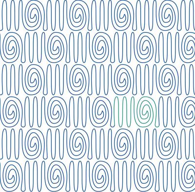 Doodle Swirl DIGITAL Longarm Quilting Pantograph Design by Melissa Kelley
