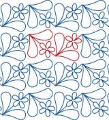 Daisy-Branch-DIGITAL-longarm-quilting-pantograph-design-Sew-Shabby-Quilting