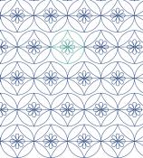 Flourish DIGITAL Longarm Quilting Pantograph Design by Melissa Kelley