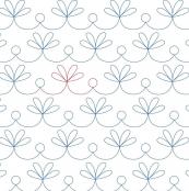 Petals and Pearls DIGITAL Longarm Quilting Pantograph Design by Melissa Kelley