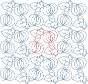 Pumpkin Patch DIGITAL Longarm Quilting Pantograph Design by Melissa Kelley