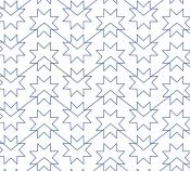 Sawtooth DIGITAL Longarm Quilting Pantograph Design by Melissa Kelley