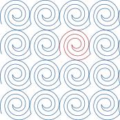 Snail-Shells-DIGITAL-longarm-quilting-pantograph-design-Sew-Shabby-Quilting