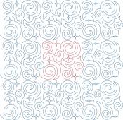 Sparkle-Swirls-DIGITAL-longarm-quilting-pantograph-design-Sew-Shabby-Quilting