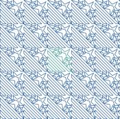 Star Stripe DIGITAL Longarm Quilting Pantograph Design by Melissa Kelley
