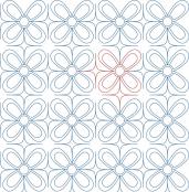 Stella DIGITAL Longarm Quilting Pantograph Design by Melissa Kelley