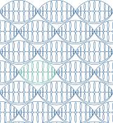 Tread DIGITAL Longarm Quilting Pantograph Design by Melissa Kelley