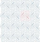 Windy Oak DIGITAL Longarm Quilting Pantograph Design by Melissa Kelley