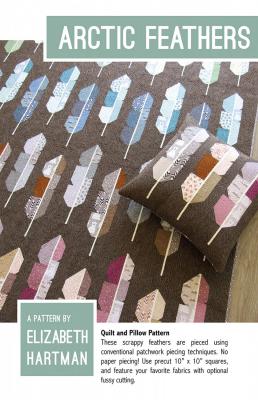 CLOSEOUT - Arctic Feathers quilt sewing pattern by Elizabeth Hartman