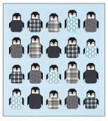CLOSEOUT - Penguin Party quilt sewing pattern by Elizabeth Hartman 3