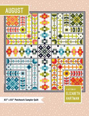 August quilt sewing pattern by Elizabeth Hartman