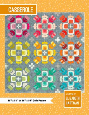 CLOSEOUT - Casserole quilt sewing pattern by Elizabeth Hartman