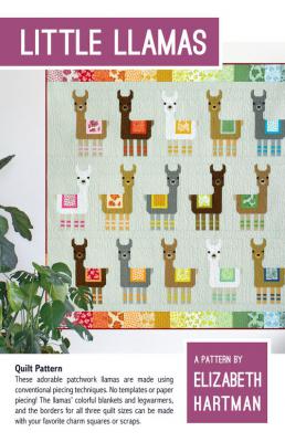 Little Llamas quilt sewing pattern by Elizabeth Hartman