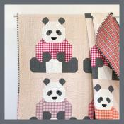 Pandas In Sweaters quilt sewing pattern by Elizabeth Hartman 3