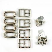 Totes Ma Tote Hardware Kit - Nickel from Emmaline Bags