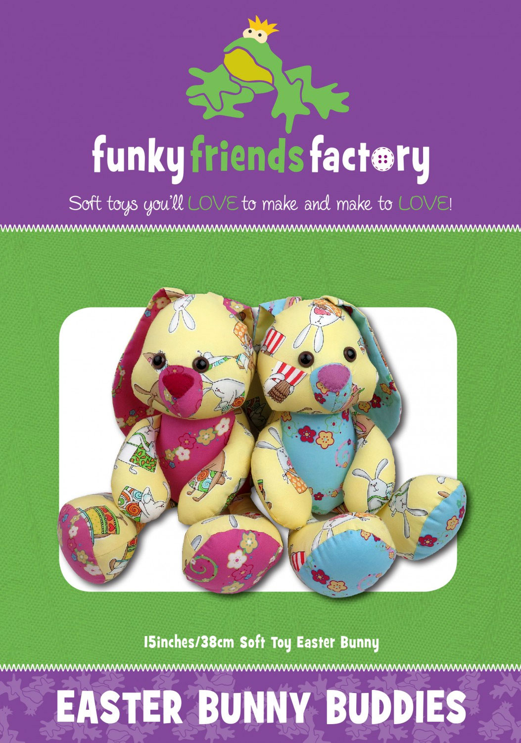 Easter-Bunny-Buddies-sewing-pattern-Funky-Friends-Factory-front