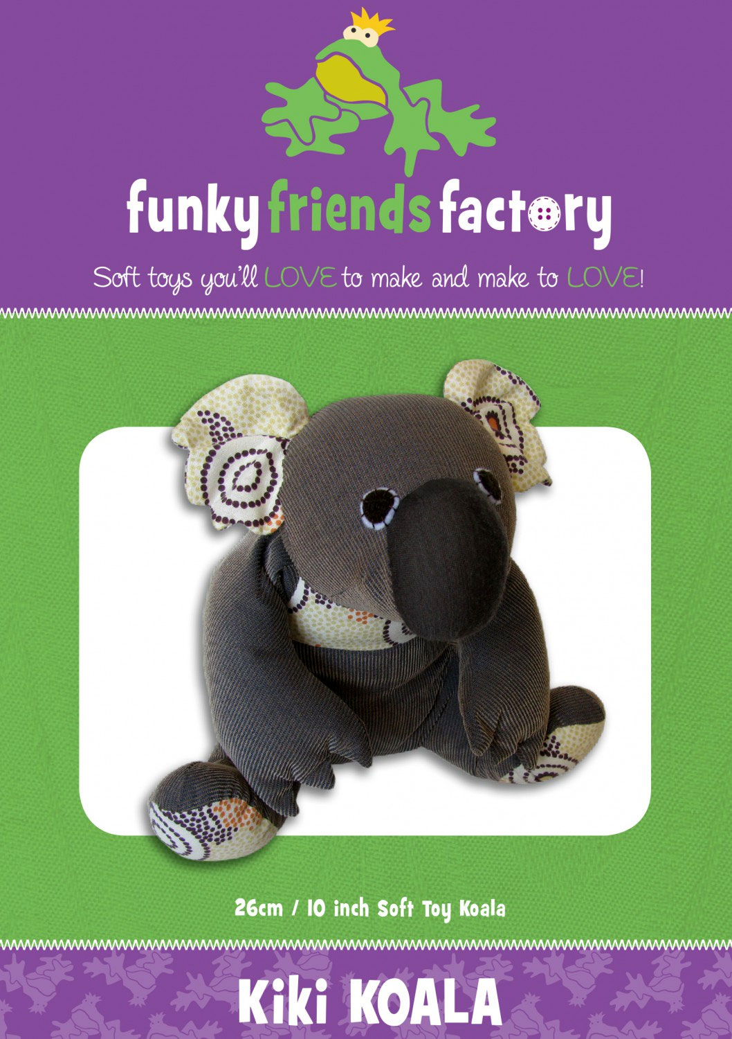 Kiki-Koala-sewing-pattern-Funky-Friends-Factory-front